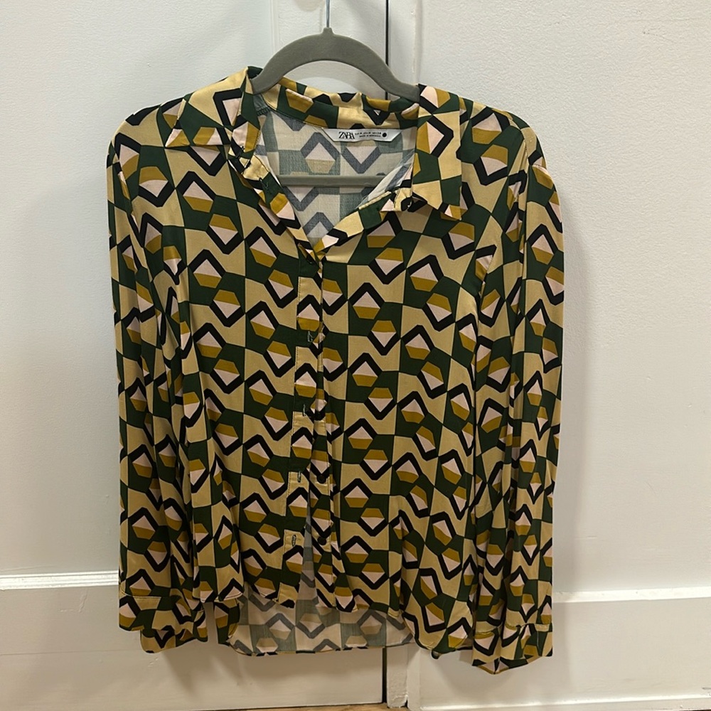 Zara soft button down for work
